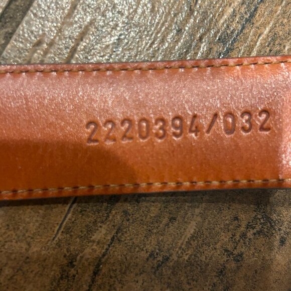 Ralph Lauren Gray Genuine American Alligator Belt Size 32 - Picture 3 of 9
